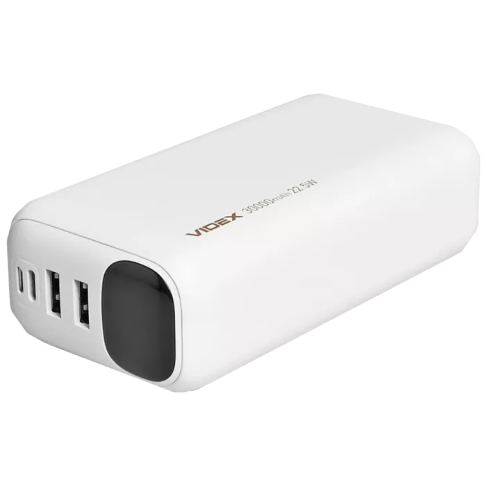 VIDEX VPB-297 22.5W White 30000mAh Повербанк