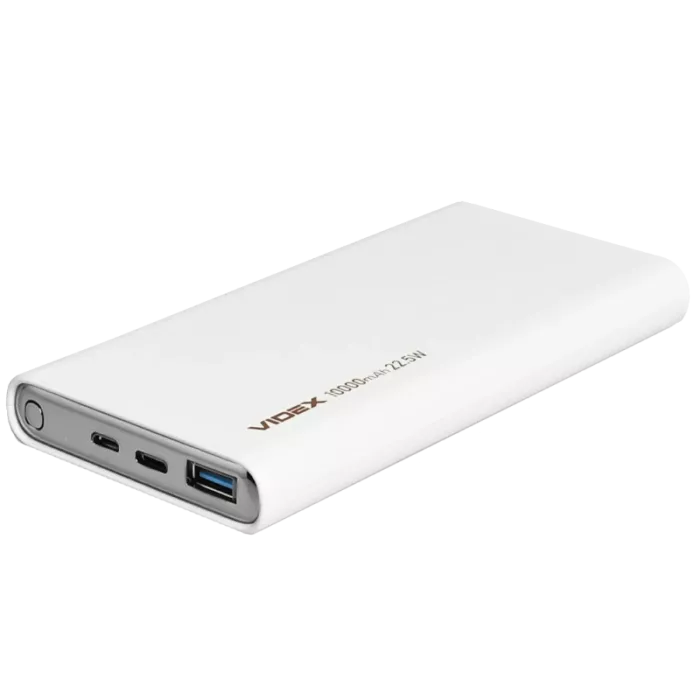 VIDEX VPB-310 22.5W White 10000mAh Повербанк