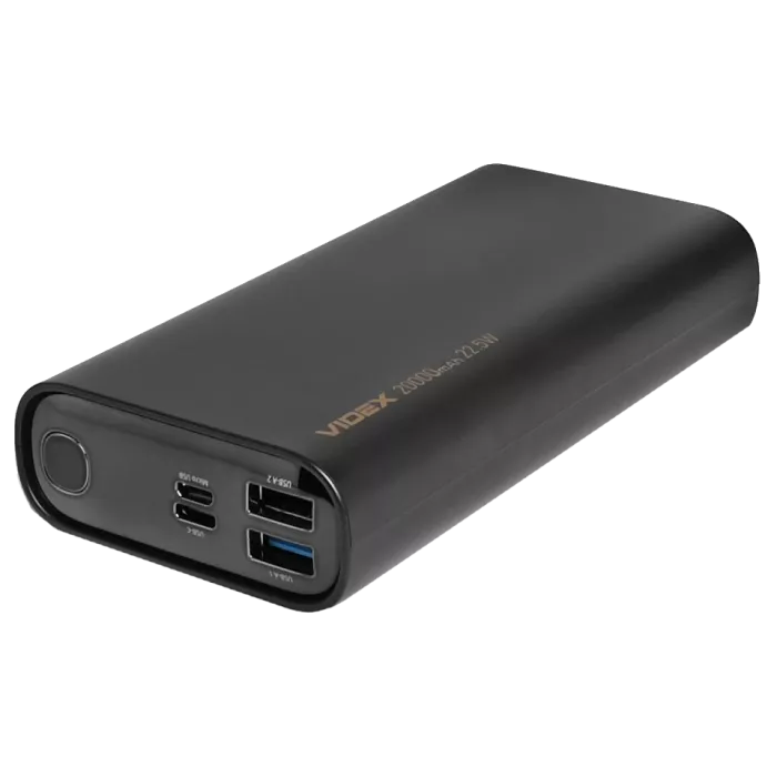 VIDEX VPB-320 22.5W Black 20000mAh Повербанк