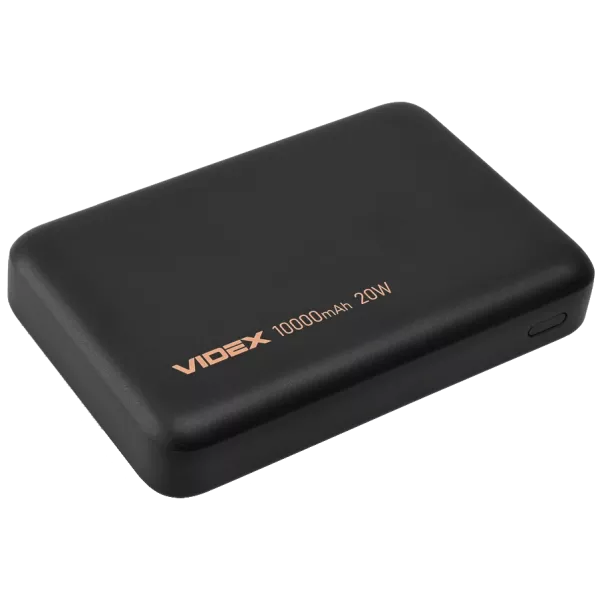 VIDEX VPB-331 15W+PD20W Black 10000mAh Повербанк