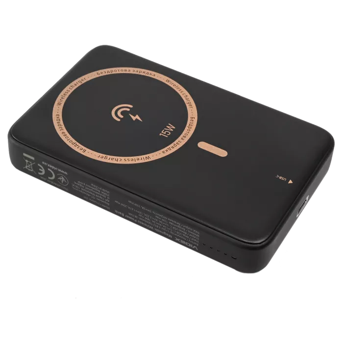 VIDEX VPB-331 15W+PD20W Black 10000mAh Повербанк