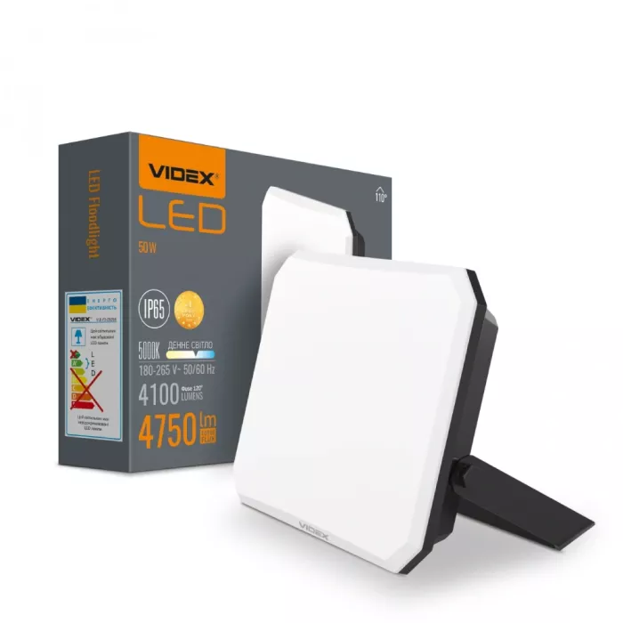 VIDEX F3 50W 5000K 220V LED прожектор
