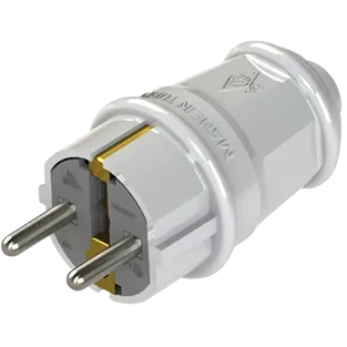 NA-UEA 1010 євро з з/к 16А біла Вилка