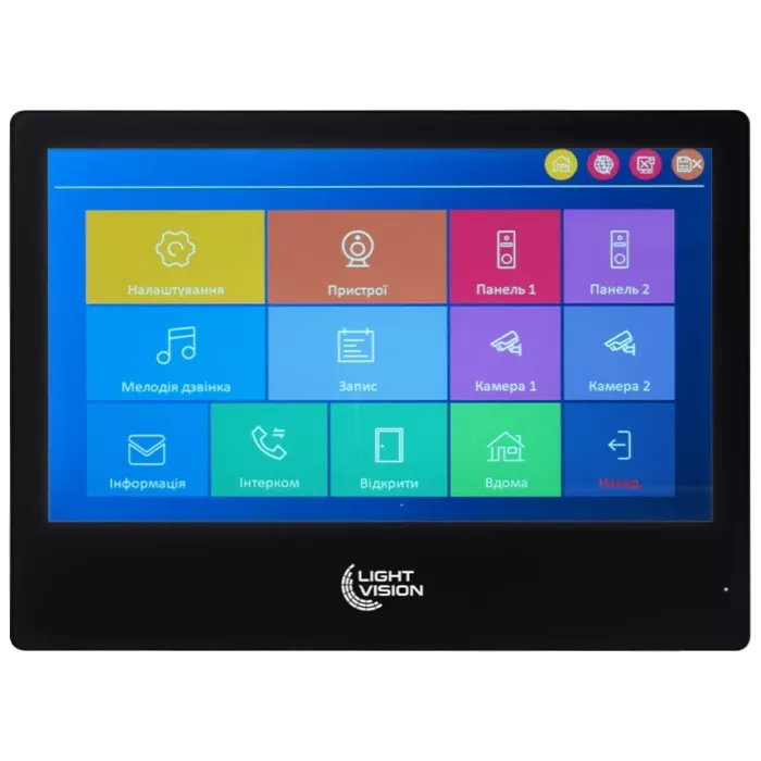 Light Vision SINGAPORE WiFi FHD BLACK (AI) 10" Відеодомофон