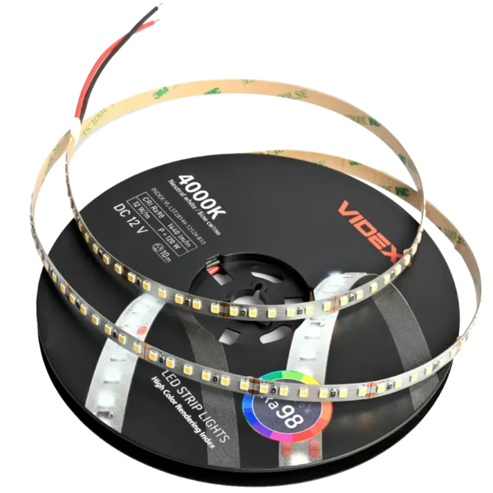 VIDEX (VL-LST28144-12124-B10) DC12V 120W 10M 4000K LED лента