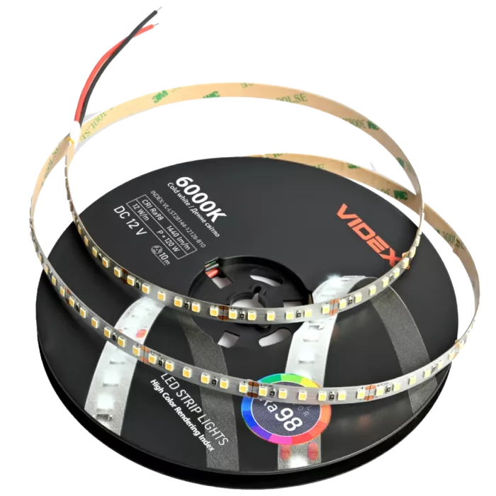 VIDEX (VL-LST28144-12126-B10) DC12V 120W 10M 6000K LED лента