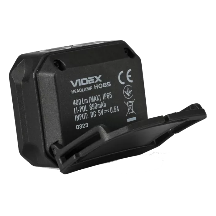 VIDEX VLF-H085-OR 400Lm 5000K Налобний світлодіодний ліхтарик