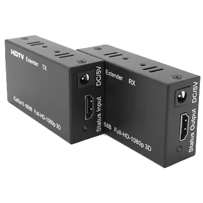 HDMI по UTP кабелю з управлінням до 60м Одноканальний активний подовжувач