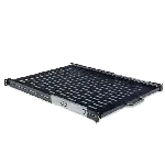 Voltronic Полиця висувна 19", 600мм глиб. (400..870 мм кріплення), чорна