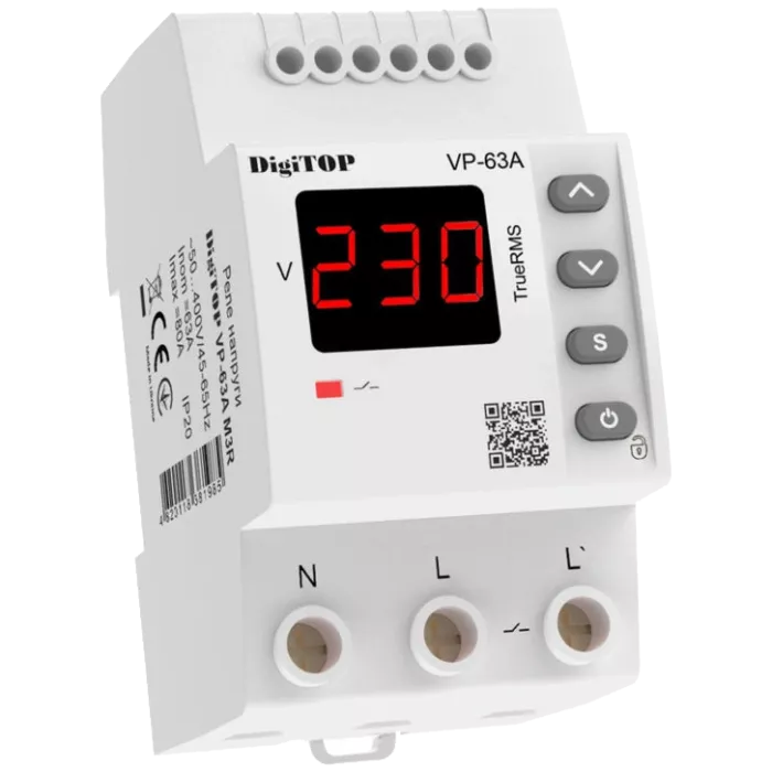 DigiTOP VP-63A M3R Реле напруги