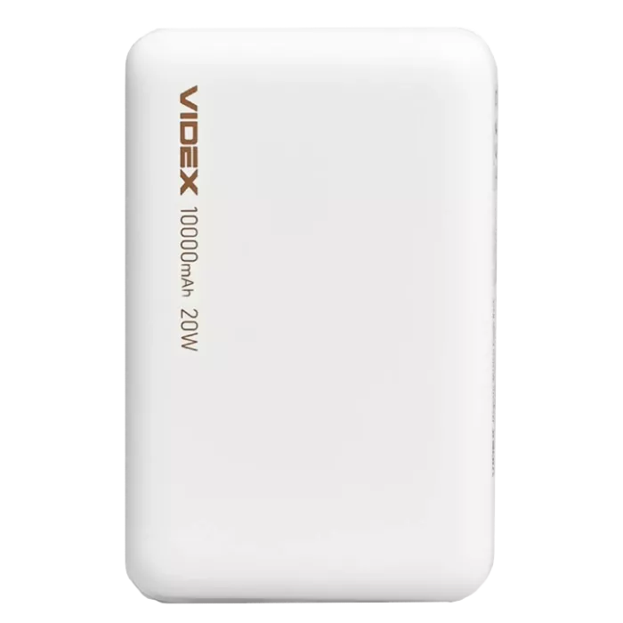 VIDEX VPB-331 PD20W White 10000mAh Повербанк