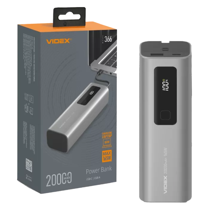 VIDEX VPB-366 PD100Вт 20000мА•ч Повербанк