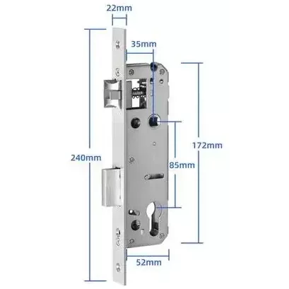 SEVEN LOCK 3585 Врізна частина