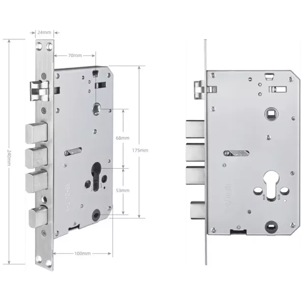 SEVEN LOCK 7068 Врізна частина