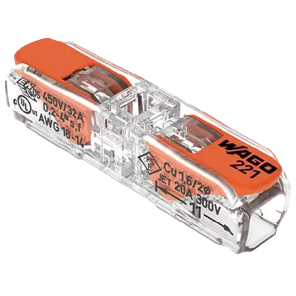 Wago 221-2411 Лінійний з'єднувач з важелем