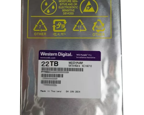 Western Digital Purple Pro WD221PURP 22Тб Жорсткий диск внутрішній