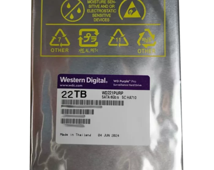 Western Digital Purple Pro WD221PURP 22Тб Жорсткий диск внутрішній