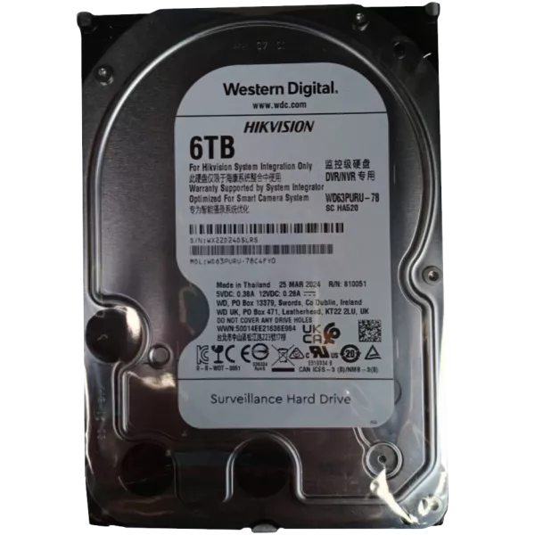 Western Digital WD63PURU-78 6Тб Жорсткий диск внутрішній