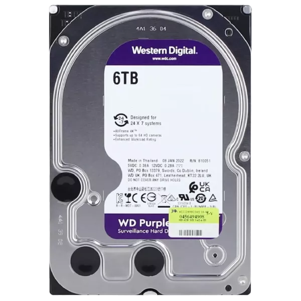Western Digital WD Purple Surveillance WD63PURU жорсткий диск