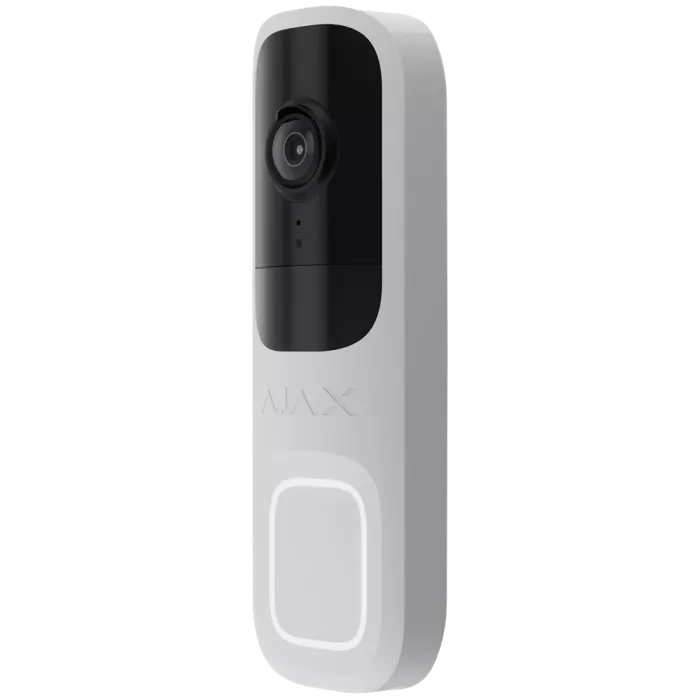 Ajax Doorbell White RAL 9003 Відеодзвінок