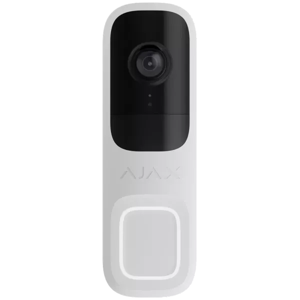 Ajax Doorbell White RAL 9003 Відеодзвінок