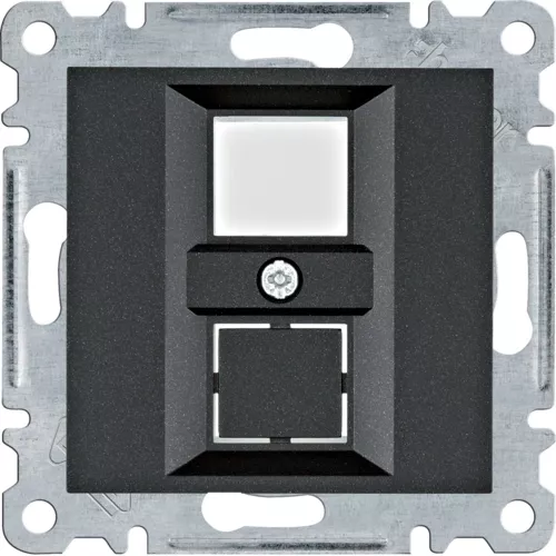 двойная для RJ12/RJ45 Панель Hager Lumina WL2323
