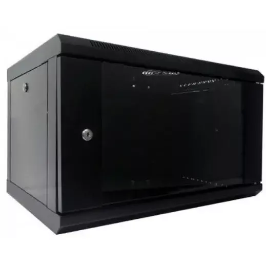 WMNC-6U-FLAT- BLACK Hypernet 6U 600x450 Шафа коммутаційна настінна 6U 600x450