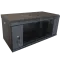 Hypernet WMNC-350-4U-FLAT-BLACK Шафа коммутаційна настінна розбірна чорна