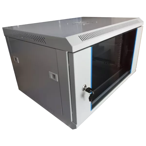 Hypernet WMNC-6U-FLAT-AC Шафа коммутаційна настінна 6U 600x450 розбірна