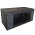 Hypernet WMNC-4U-FLAT-BLACK Шафа коммутаційна настінна 4U 600x450