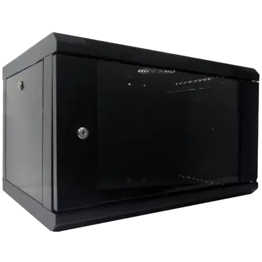 Hypernet WMNC-500-6U-FLAT-BLACK Шафа комутаційна настінна 6U 600x500