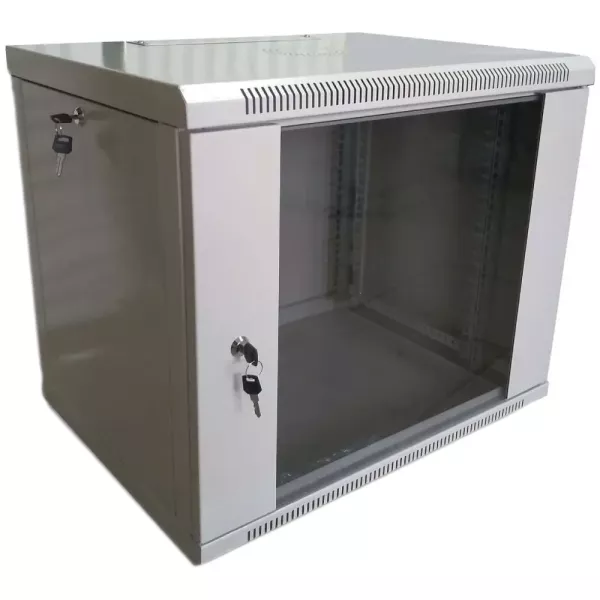 WMNC-500-9U-FLAT Шафа 9U 600x500х507 мм Hypernet настінна розбірна