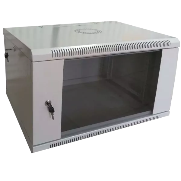 Hypernet WMNC66-4U-FLAT Шафа коммутаційна настінна 4U 600x600 розбірна