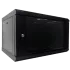 Hypernet WMNC-6U-FLAT-AC-BLACK Шафа коммутаційна настінна 6U 600x450 розбірна