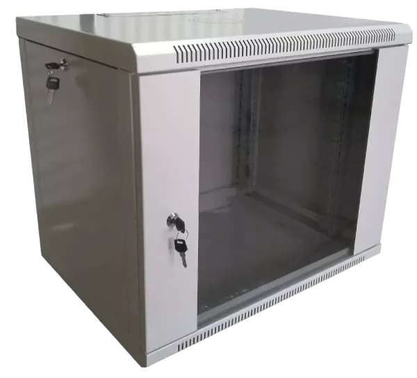 Hypernet WMNC-9U-FLAT-AC Шафа коммутаційна настінна 9U 600x450 розбірна