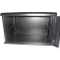 Hypernet WMNC66-15U-FLAT-AC-BLACK Шафа комутаційна настінна 15U 600x600 розбірна чорна