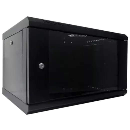 Hypernet WMNC66-6U-FLAT-BLACK Шафа комутаційна настінна