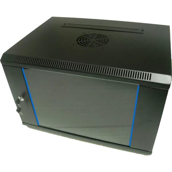 Hypernet WMNC66-6U-FLAT-AC Шафа комутаційна настінна 6U 600x600 розбірна