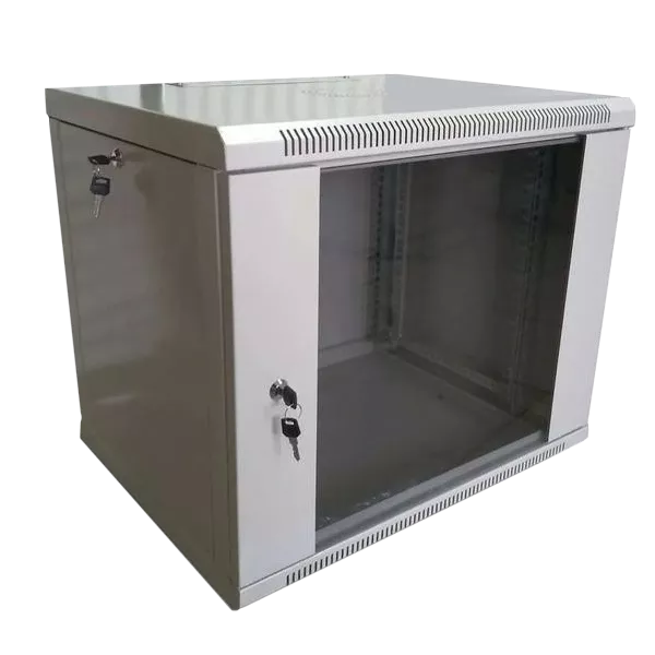 Hypernet WMNC66-9U-FLAT-AC Шафа коммутаційна настінна 9U 600x600 розбірна