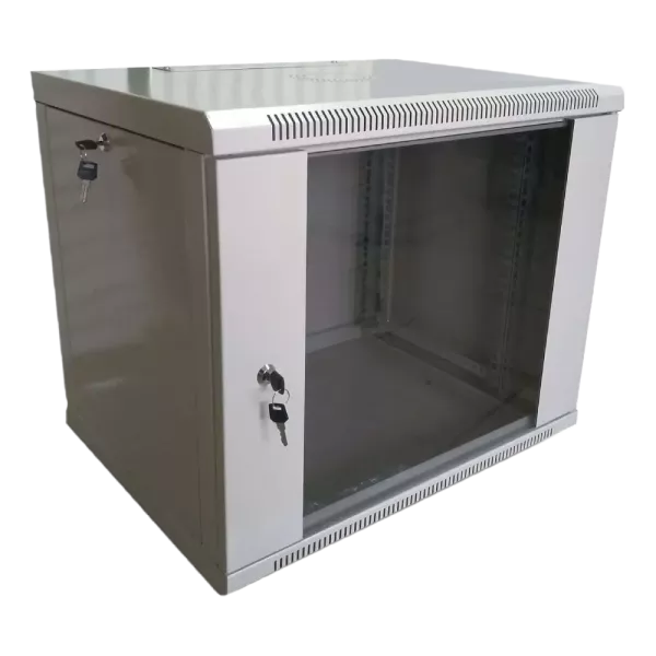 Hypernet WMNC66-9U-FLAT Шафа настінна розбірна 9U 600x600х507 мм
