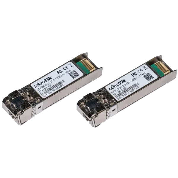 MikroTik XS+2733LC15D Пара SFP28 модулів