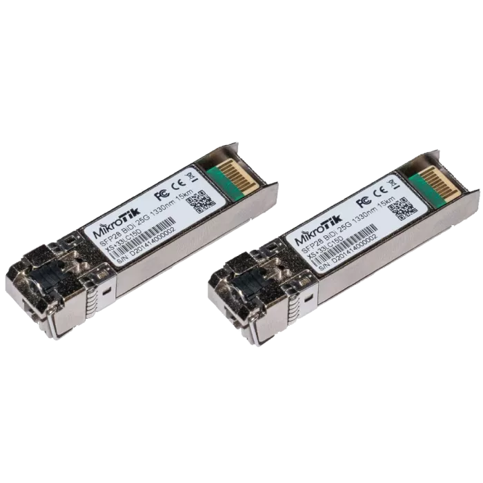 MikroTik XS+2733LC15D Пара SFP28 модулів