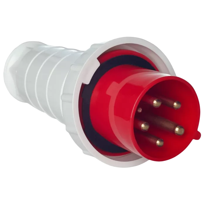 UEA 035 63А 380В 3Р+N+Е IP67 Вилка переносна