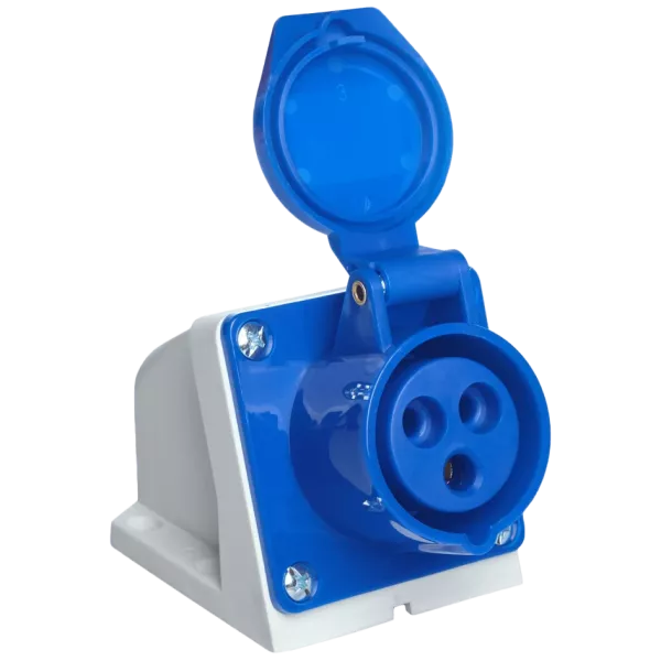 UEA 113 16А 220В 2Р+Е IP44 Розетка стаціонарна зовнішня