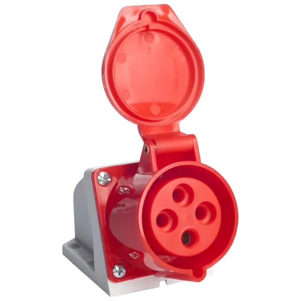 UEA 114 16А 380В 3Р+Е IP44 Розетка стаціонарна зовнішня