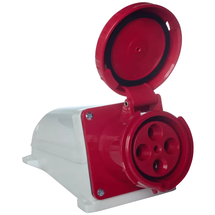 UEA 134 63А 380В 3Р+Е IP67 Розетка стаціонарна зовнішня