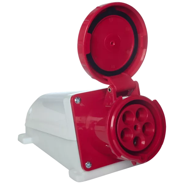 UEA 135 63А 380В 3Р+N+Е IP67 Розетка стаціонарна зовнішня