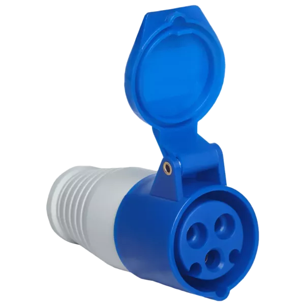 UEA 213 16А 220В 2Р+Е IP44 Розетка переносна