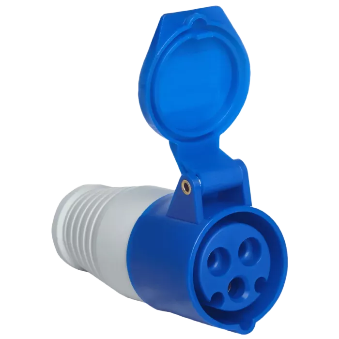 UEA 213 16А 220В 2Р+Е IP44 Розетка переносна