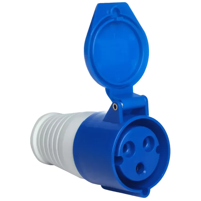 UEA 223 32А 220В 2Р+Е IP44 Розетка переносна